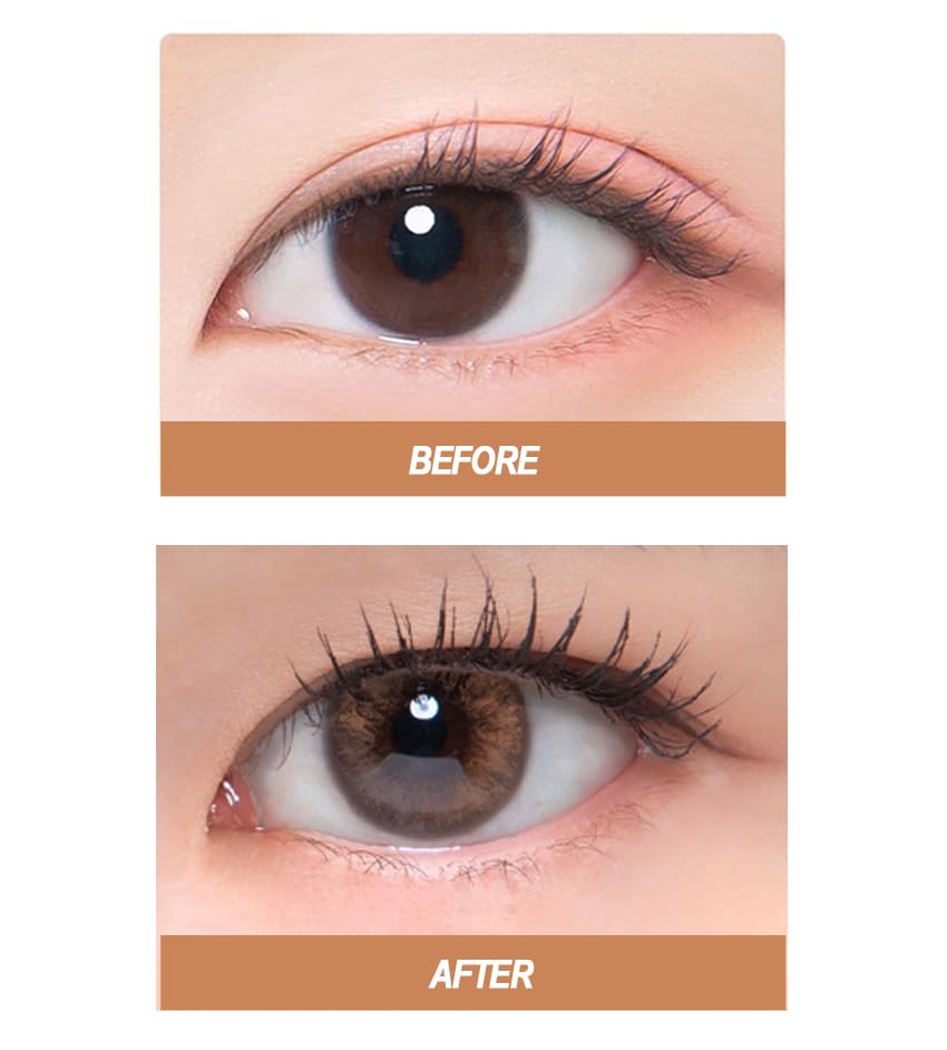 astigmatism colored contact lens, milkyway brown toric, watery dewy Korean SNS popular trend colored contacts, Queencontacts