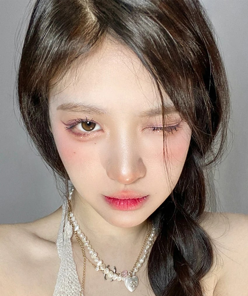 idol lens,canna roze,idol lens canna roze,korean colored contacts