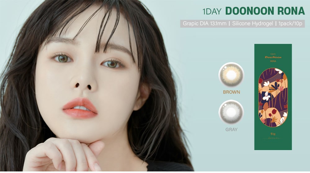 doonoon, ナチュラル, ハーフ, 1day, monthly, シリコンヒドロゲル, 韓国人気, SNSカラコン,カラコン