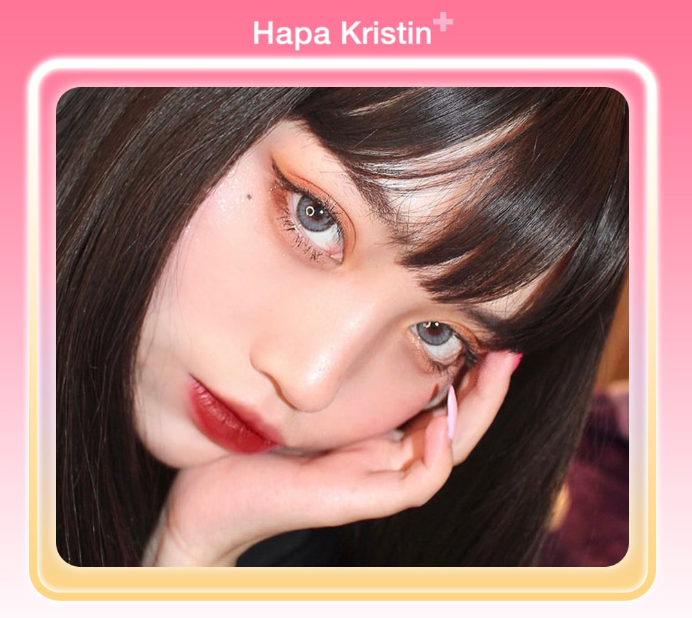 ハパクリスティンカラコン, hapa kristin, 韓国カラコン, SNS人気カラコン