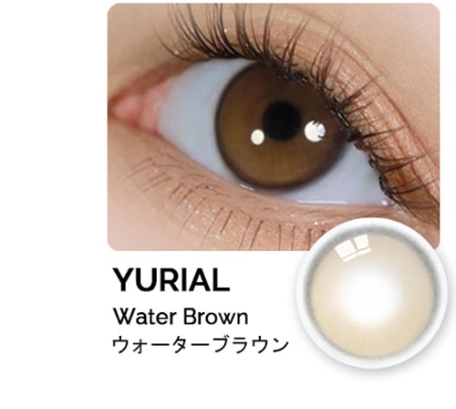 URIA, i-DOLアイドルレンズ, YURIAL, WATER,ユリアル. 韓国人気, Earl, Royal, Serum,ブラウン、グレー