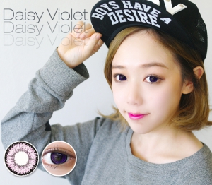  [バイオレット カラコン/VIOLET] デイジK17バイオレット Daisy K17 Violet 15mm / 715