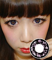 <FONT COLOR="4697f2"> [ Lucky!  ¥590]</FONT>【最長1年使用･両目2枚】 Ashley Violet / 086</BR>DIA:14.5mm, 度なし