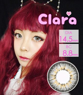 人気<FONT COLOR="4697f2"> [ Lucky! ¥990]</FONT> 【１年カラコン】 Clara グレー / 238</BR>