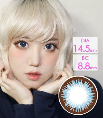 <FONT COLOR="4697f2"> [ Lucky! ¥790]</FONT>【最長1年使用･両目2枚】 Denise  Blue (VF) / 1206</BR>