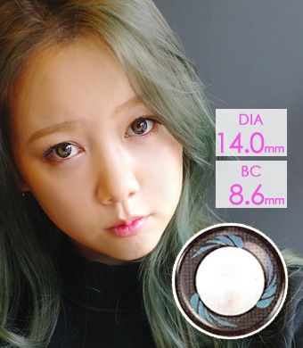 【涙レンズ】Anna (AM02) Blue/1225</br> DIA:14.0mm