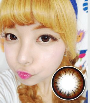 【遠視カラコン/ 2枚】 Circle color brown / 1323</br>