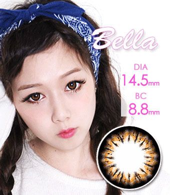 <FONT COLOR="4697f2"> [ Lucky! ¥790]</FONT>【１年カラコン】 Bella(e22) Brown/ 220</BR>