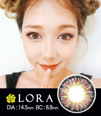 <FONT COLOR="4697f2"> [ Lucky! ¥990]</FONT>【最長1年使用･両目2枚】 Lora MS Hazel / 1449 </BR>