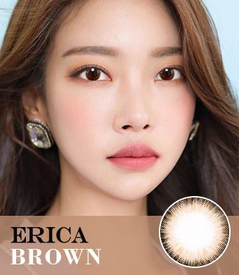 【遠視カラコン/ 2枚】  ERICA Brown / 1042</br> 