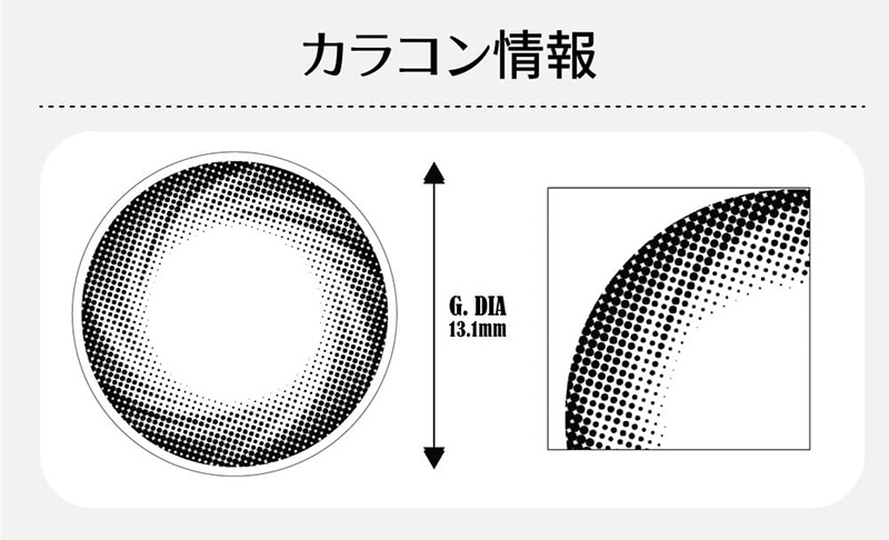 【 カラコンシリコーンハイドロゲル】シオブラック Sio Black 14.2mm /680