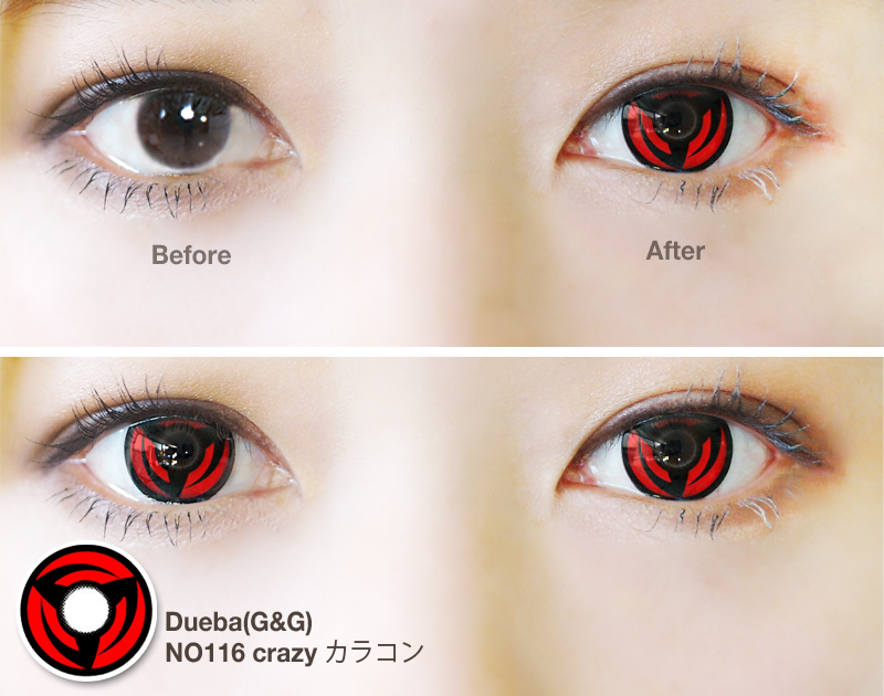 /dueba(G&G)社/NO116 crazy カラコン/14.5mm/ コスプレ用/106