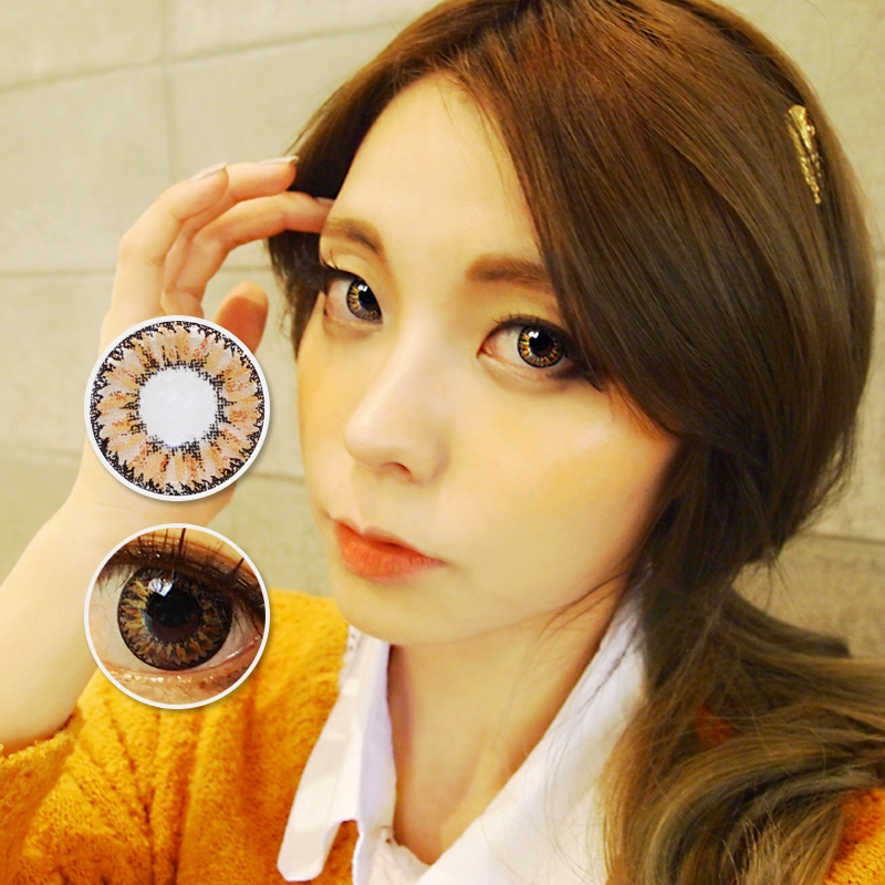 [ブラウン カラコン/BROWN] ガウディ ブラウン Gaudy brown 14.8mm /661