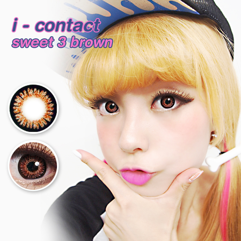 [ブラウン カラコン/BROWN] スイート 3 - Sweet 3-color 14.8mm  /665