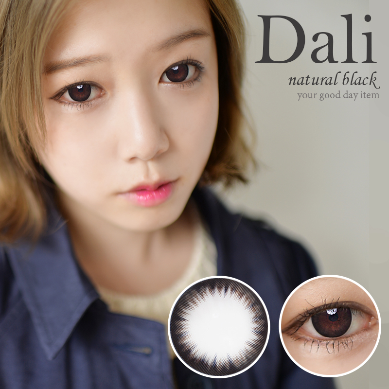 [7デーレンズ/カラー] Dali natural black ダリナチュラル 14.0mm（12枚入り）/930