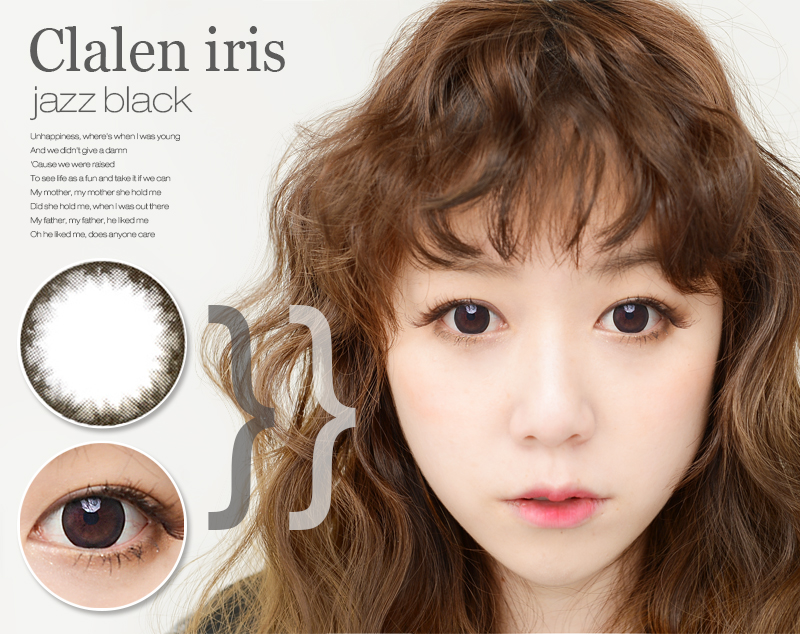 [ワンデーレンズ/カラー] クラレンアイリス Clalen Iris Jazz Black 14.2mm (1箱30枚) /946