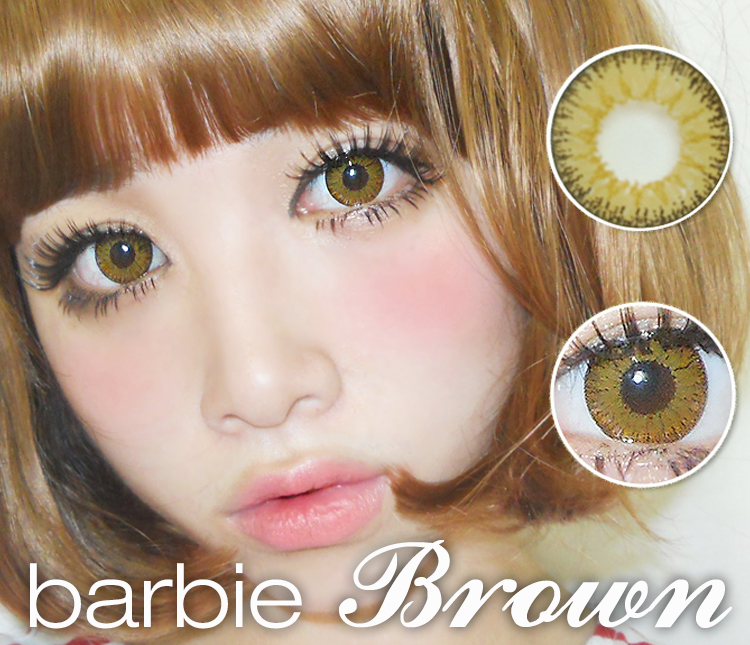 Dueba /JG27  barbie brown/14.5mm / 1119, ナチュラルカラコン, 