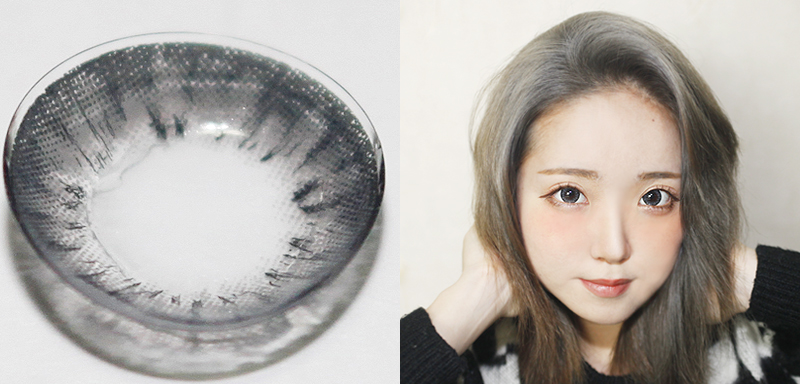 Avril (A132) Gray contacts,カラコン激安,度ありカラコン 