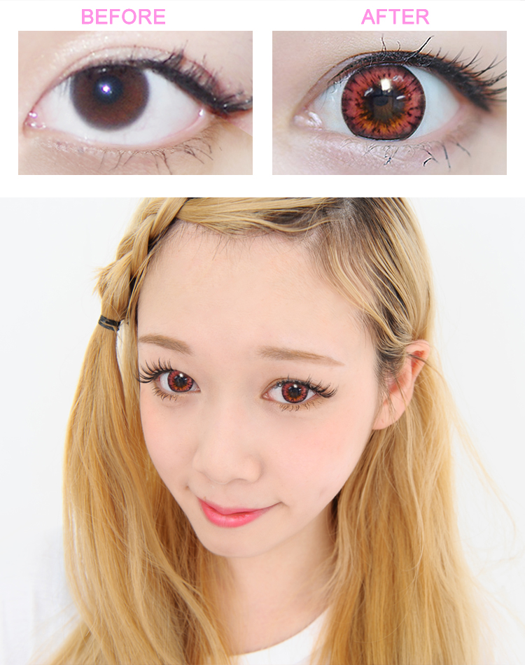 Avril (A132) Pink contacts ,カラコン,カラコン韓国 