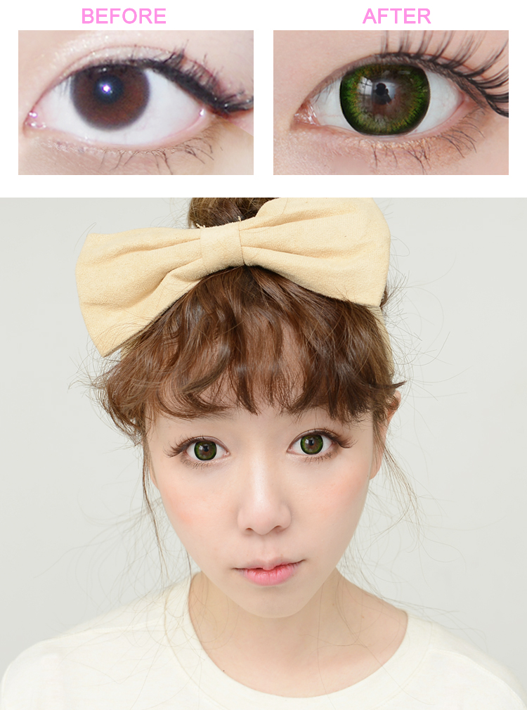 JeJe Green Contacts ,Colored contacts,Circle lenses 