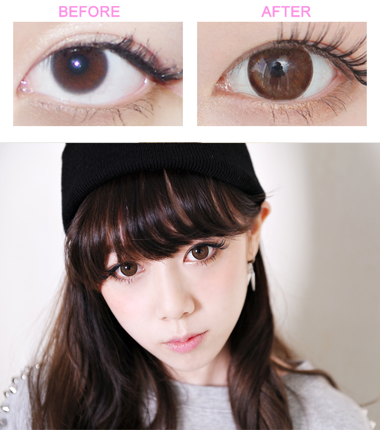 JeJe -S Brownblack toric contacts ,カラコン,カラコン韓国 