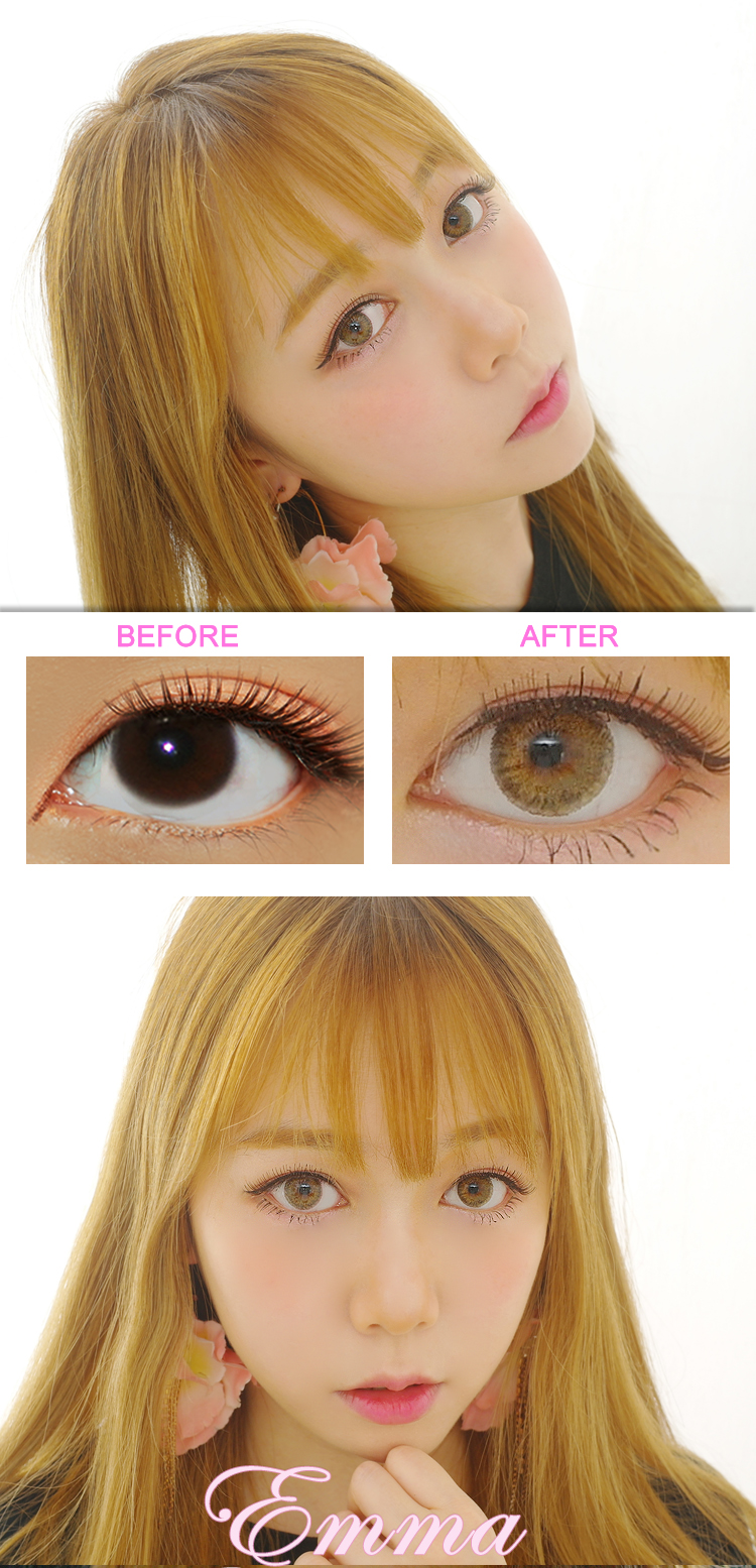 DUEBA / Emma brown contacts,Colored contacts,Circle lenses 