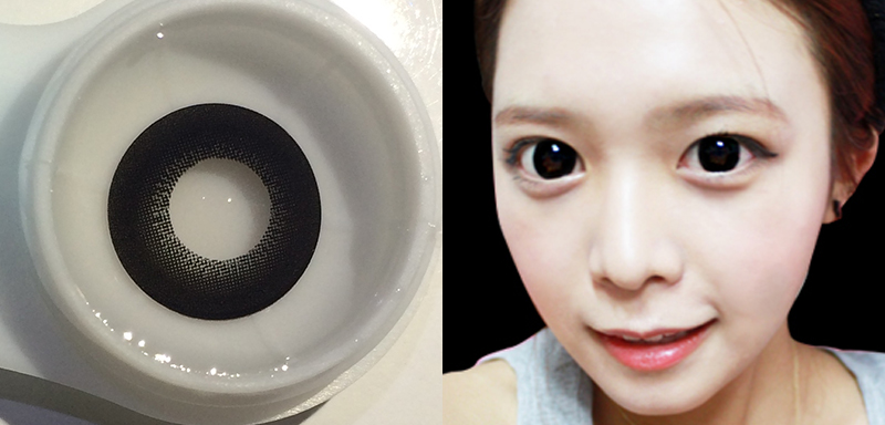 Black  UV3 /14.5mm/134 ,韓国カラコン