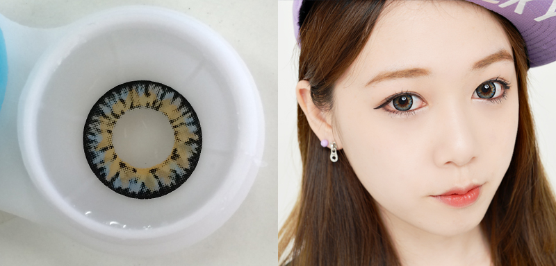 グレー /GRAY  アイシ4 スーパーピンキーIc4 Super Pinky gray 16.0mm /629,激安カラコン 