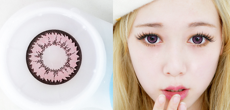 ピンク /PINK  デイジK17ピンク Daisy  K17 Pink 15mm / 714,韓国カラコン