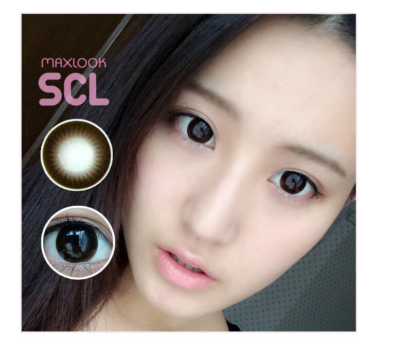 MAXLOOK SCL Choco / Silicon Hydrogel / Brown contact lenses
