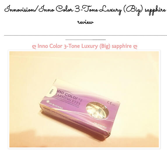 Innovision /Inno Color 3-Tone Luxury (Big) Sapphire 