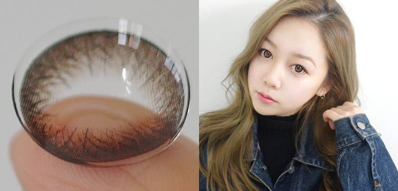 Catherine Choco (TR8) / Brown contact lenses