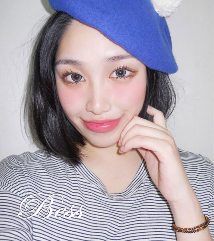 Bess (A133) Gray / best colored contact lenses