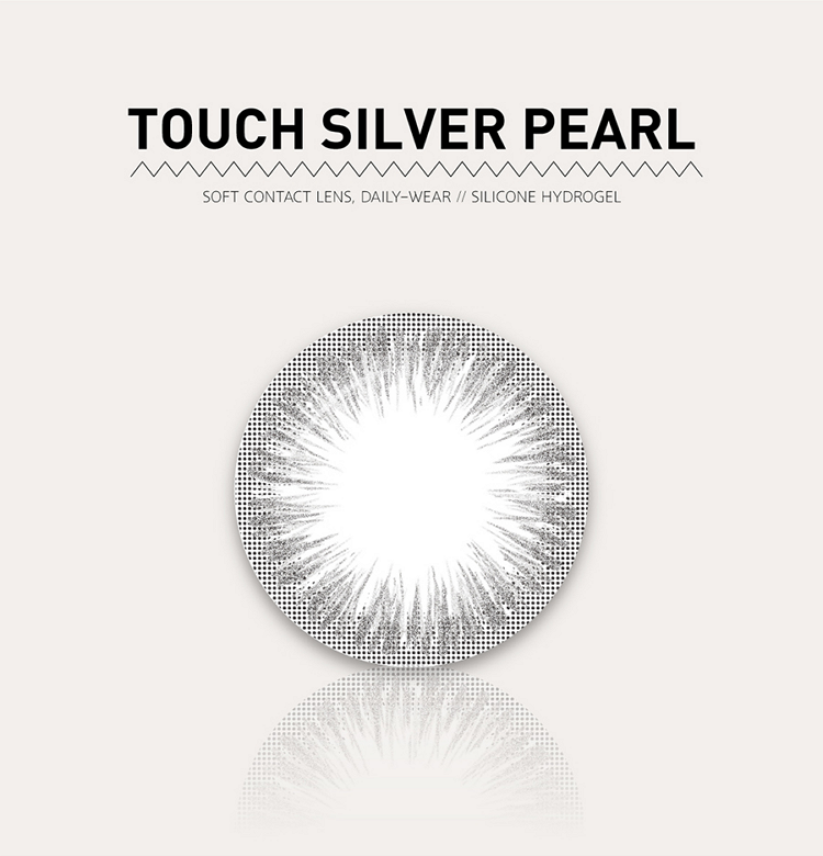 [1month] Touch silver pearl / Silicone Hydrogel / 1468