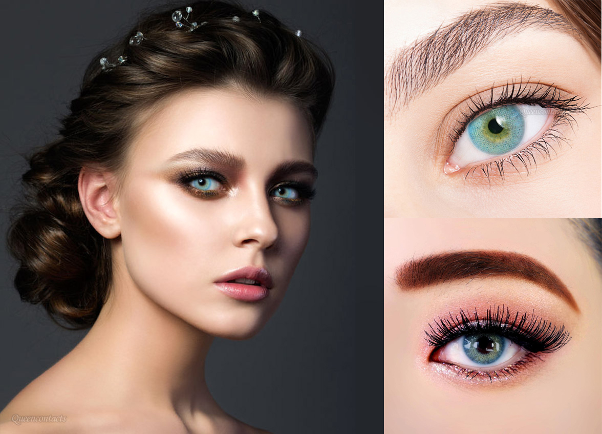 Toric colored contact lens image, Queen’s Lens