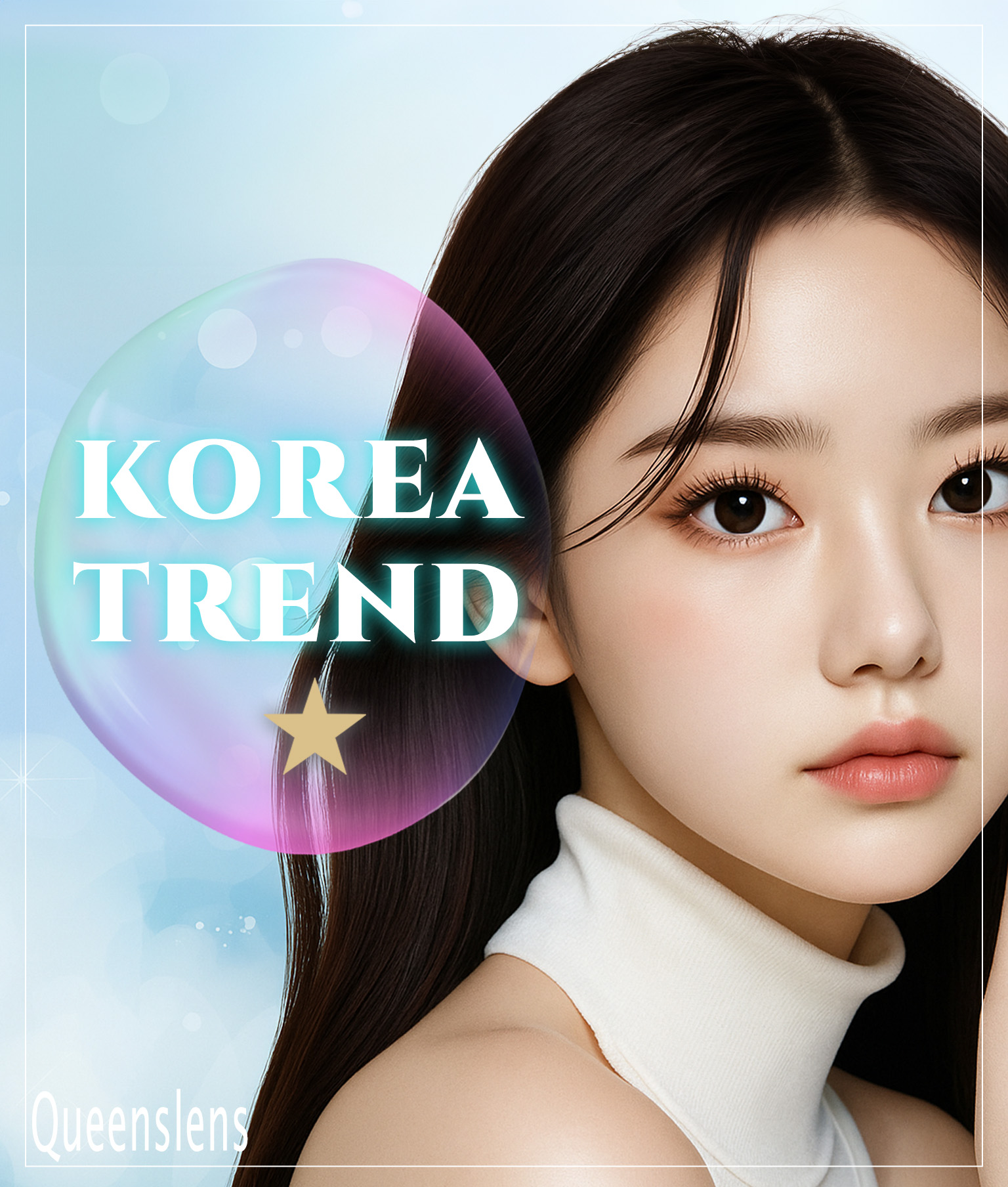 乱視用カラコンイメージ、クイーンズレンズ