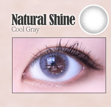 新着カラコン queenslens 韓国 人気カラコン おすすめ - Natural Shine Cool Gray