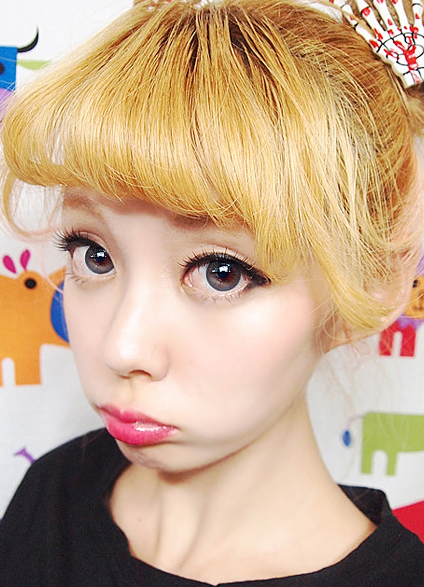 korea colored contacts,abella,brown,Queenslens,Astigmatism,color lens,brown lens,k-pop idol lens