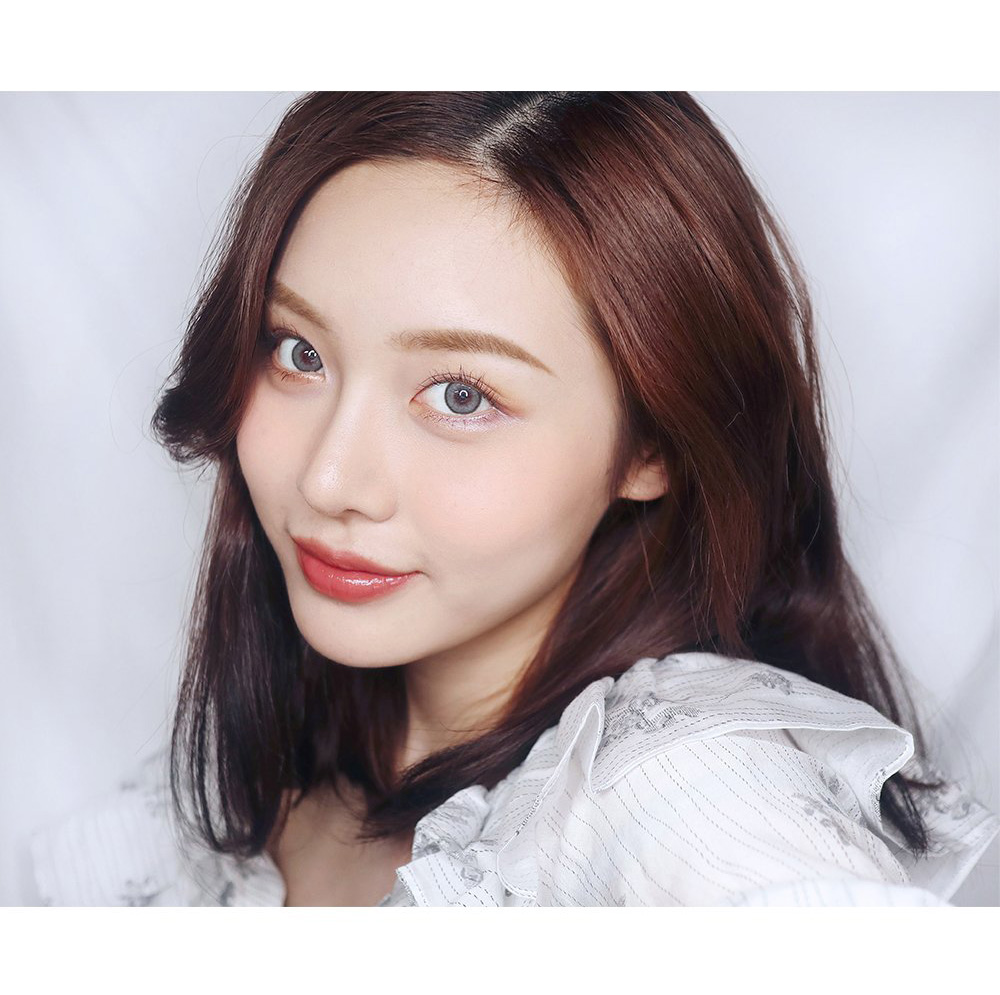 idol lens,canna roze, canna roze charcoal gray ,korean colored contacts