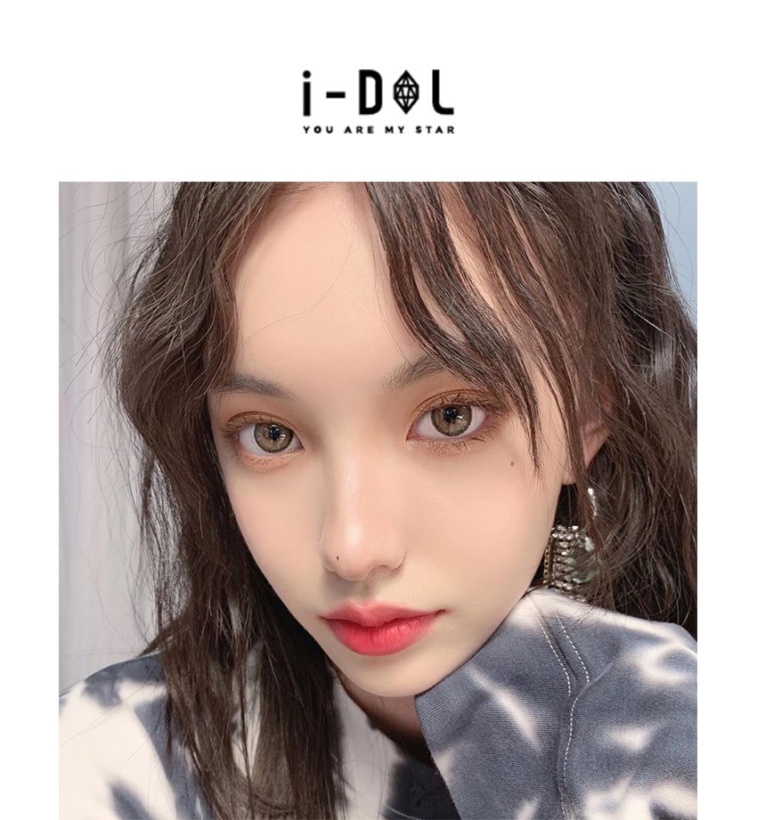 idol lens,canna roze,canna roze nude brown,korean colored contacts