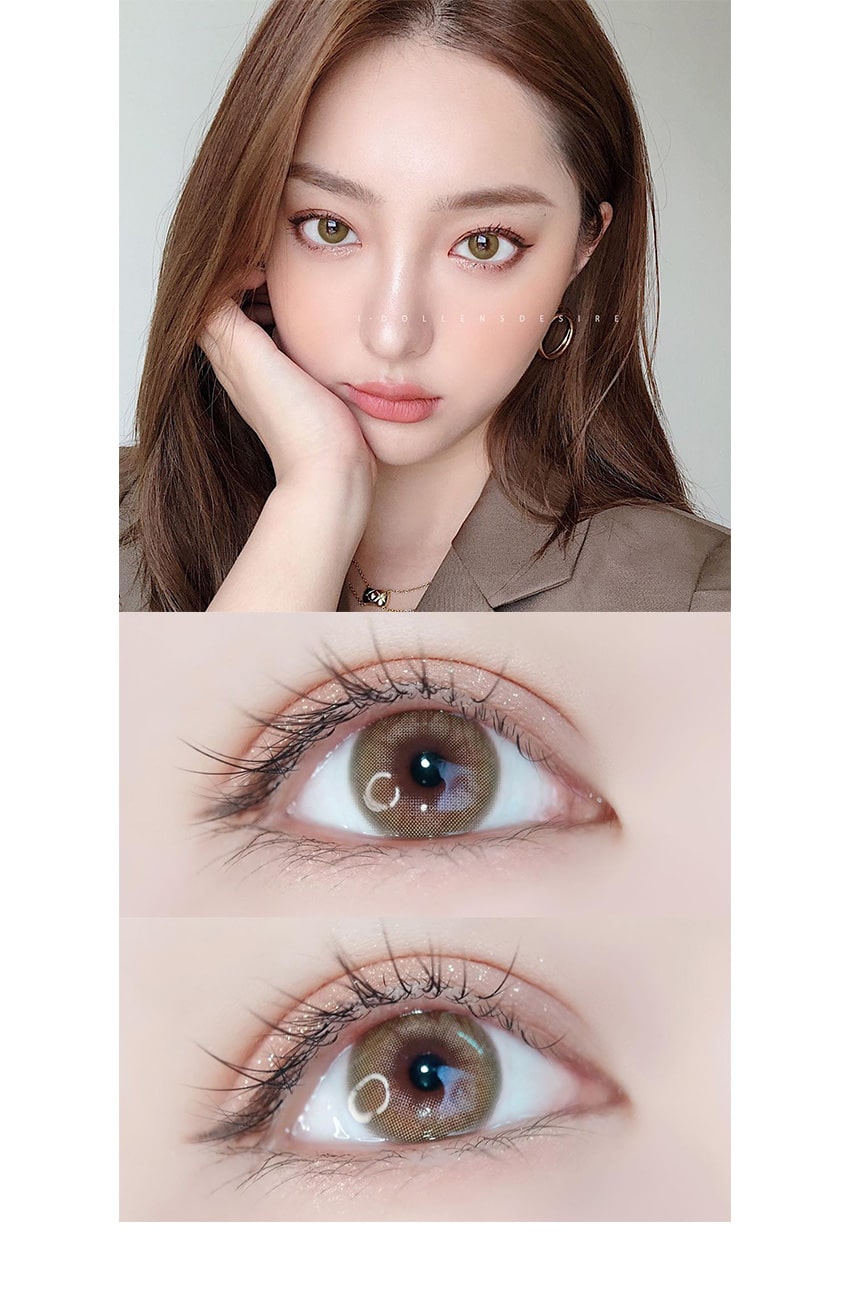 idol lens, korea popular colored contacts, desire lime green, queencontacts