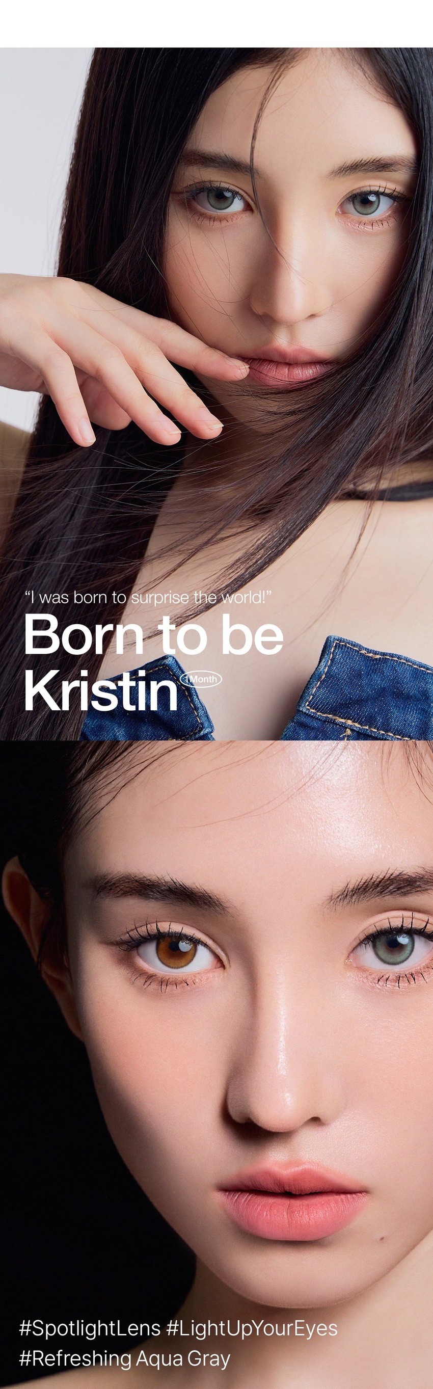 Korea Color Contacts: Hapakristin's Born to Be Gray Collection
