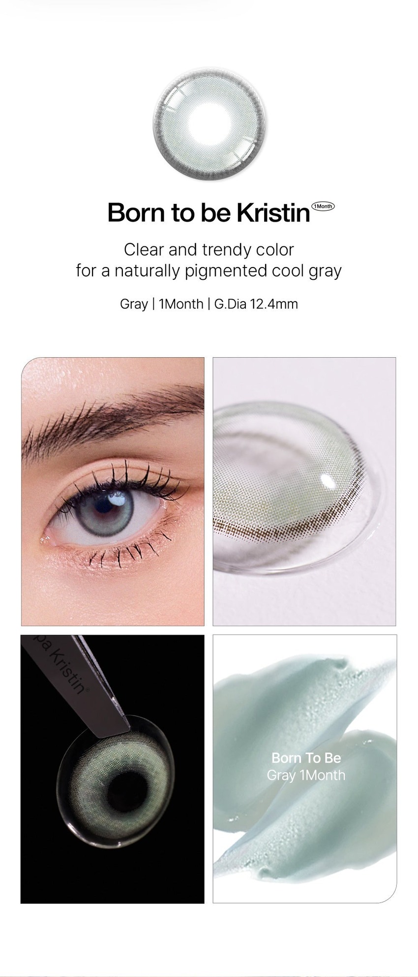 Born to Be Gray: Elevate Your Look with Sensuous Colored Contacts