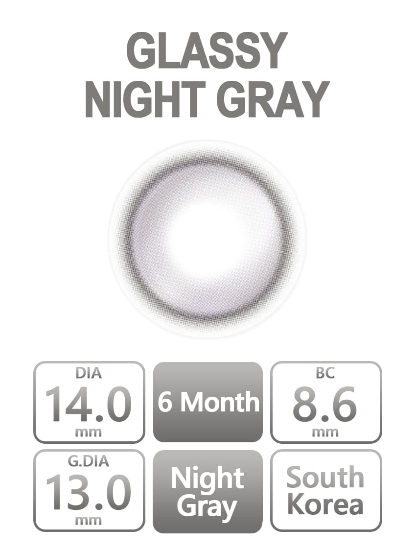 透明感のナチュラル受光カラコン乱視用, グラッシーナイトグレーマンスリー, Glassy night gray toric astigmatism colored contacts, 韓国人気カラコン専門通販, Queenslens