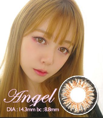 <FONT COLOR="4697f2"> [ Lucky! ¥990]</FONT>【最長1年使用･両目2枚】 Angel Brown / 1342</BR>